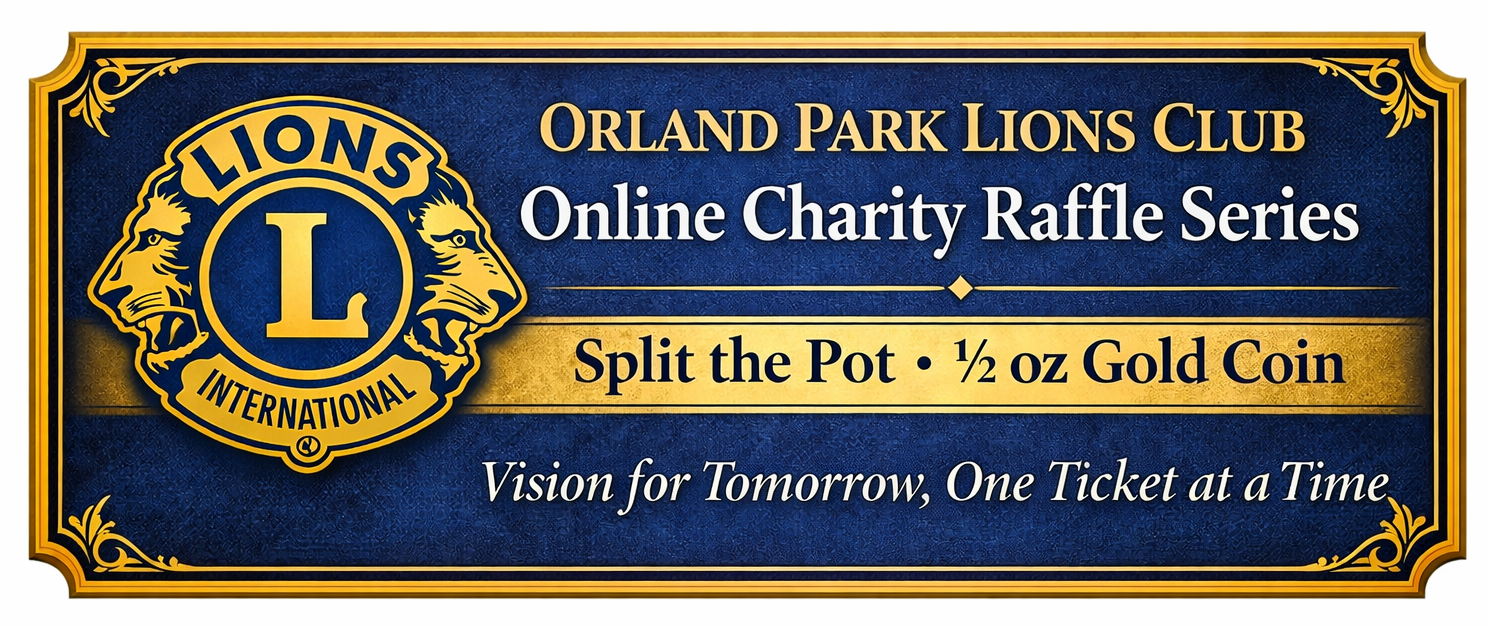 Orland Park Lions Club Gold Benefit Drawing